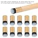 REXVTNS 10pcs Billiards Cue Tips | Screw - On PU Leather & Copper Tips for SnookerPool | Sturdy Replacement Parts | Enhanced Ball Control & Protection (10MM)