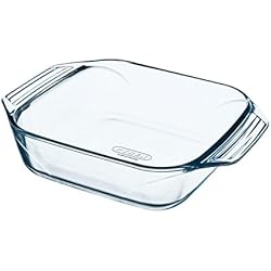 Cazuela Cuadrada Pyrex OPTIMUM - Fuente de forma cuadrada, 29 x 23 cm