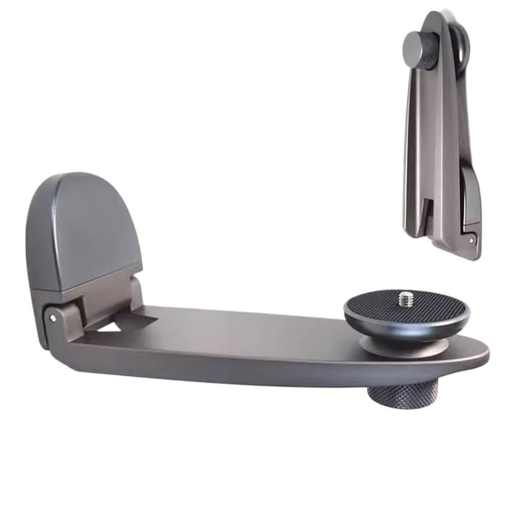 LJHFG63KUYT Projector stand Metal Projector Bracket Wall Mounted Bedside Small Universal Home Cinema(Gris)