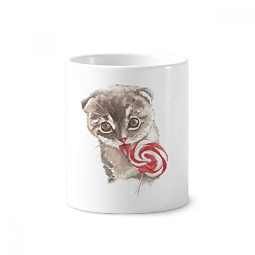 Mug Blanc Chat Aquarelle en Céramique pour vos Pauses Café Douillettes