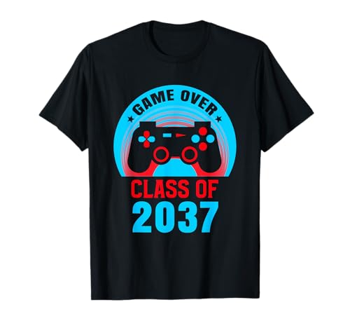 Senior 2037 Gaming Funny Class of 2037 Tshirt 2037 Gamer T-Shirt