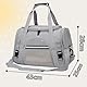 APKOL Transporttasche Katze,5 kg Faltbare Transportbox Katze mit Schulterriemen,Katzentransportbox Hunde Katzen Transportboxen,katzentransporttasche,Katzen Tragetasche für Katzen, kleine Hunde Grau,M