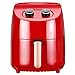 Frytownice do użytku domowego Frytownica powietrzna 1000 W Piekarnik kuchenny Bezolejowy Niskotłuszczowy Zdrowy piekarnik 3,5 l (kolor: czerwony, rozmiar: 3,5 l) (czerwony 3,5 l)