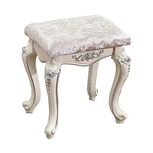 GWW Vanit Makeup Stool/Dressing Stool/Baroque Piano Chair/Padded Bench Chair,Pla