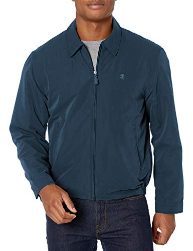IZOD Men's Microfiber Jacket, Navy, X-Large