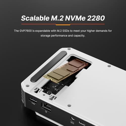 BOSGAME eGPU 그래픽 카드 도크 확장 카드, 라데온 RX 7600M XT 8GB GDDR6 RDNA3 아키텍처 M.2 2280 Oculink, 썬더볼트 3 및 썬더볼트 4 지원 — 사진 5