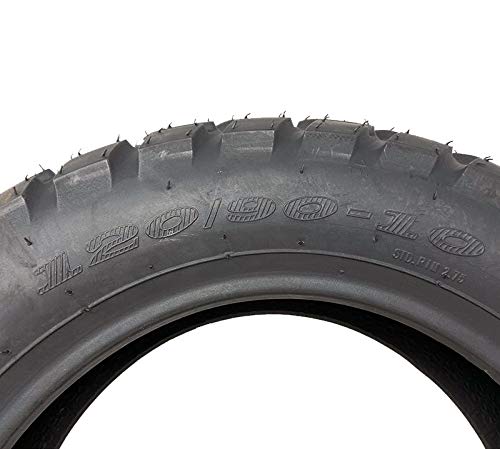 MMG Tire Set, Front Tire 120/90-10 Rear Tire 130/90-10 On Road TGB Motard Motorcycle Scooter (P126)