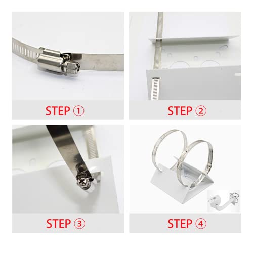 2pcs-Universal-Vertical-Pole-Mount-Adapter-with-8-Loops-Wall-Mounting-Loop-Bracket-for-CCTV-Security-Camera-PTZ-Dome