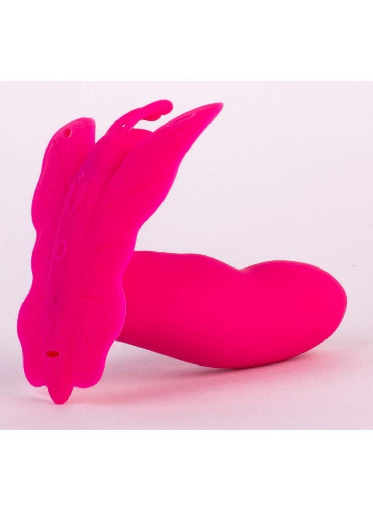 Ropa interior erótica de cuero y látex para mujer - vibrating panties connected butterfly