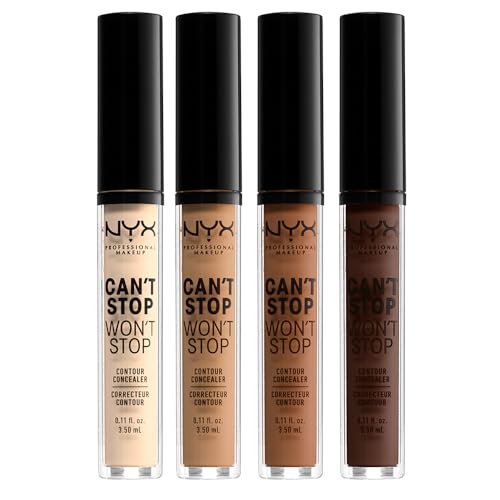 NYX PROFESSIONAL MAKEUP Can't Stop Won't Stop Contour Concealer, 24h Full Coverage Matte Finish...