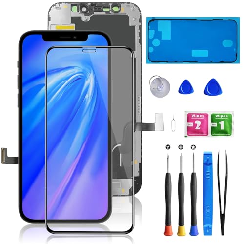 for iPhone 12 Mini Screen Replacement 3D Touch 5.4 Inch LCD Screen Replacement A2399 LCD Screen Display Digitizer Compatible with Model A2398 A2399 A2400 Frame Assembly Repair Parts Kits