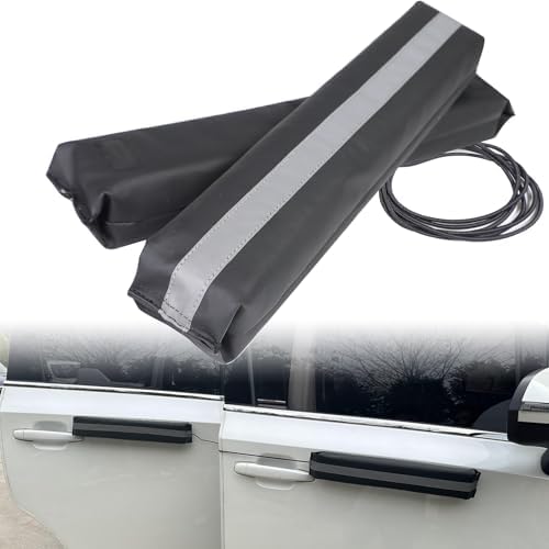 Winunite Removable Magnetic Car Door Dent Protector Black(Pack of...