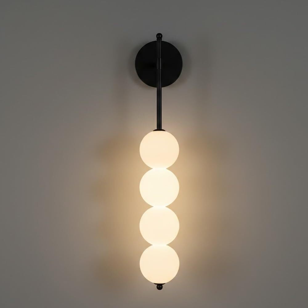LYOUAE Modern All Copper Wall Sconce Creative Gourd-Shaped Wall Light