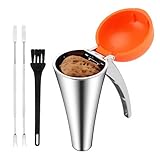 Heavy Duty Nut Cracker Tool for Pecan, Walnut, and Other Nuts, Black Walnut Cracker for All Nuts with Splash-Proof Lid, Easy Sheller for Effortless Cracking