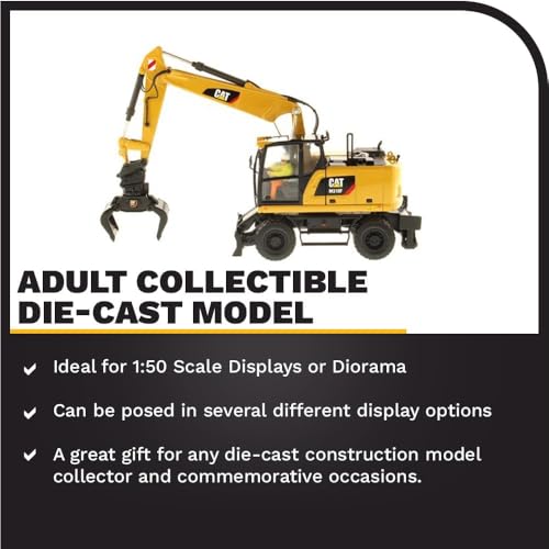Excavadora Cat M318F a escala 1:50 modelo Diecast miniatura 3