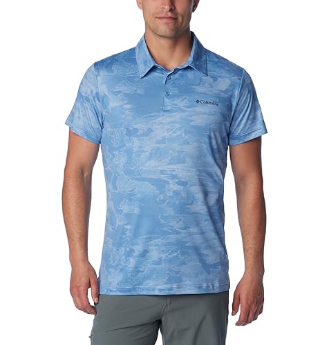 Polo Tech Trail Columbia Skyler Beachwood M Homme pour Randonnée