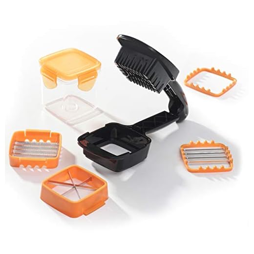 Nicer Dicer Quick Orange Lösningen för rena och rena skärningar på några sekunder – känd från TV:n