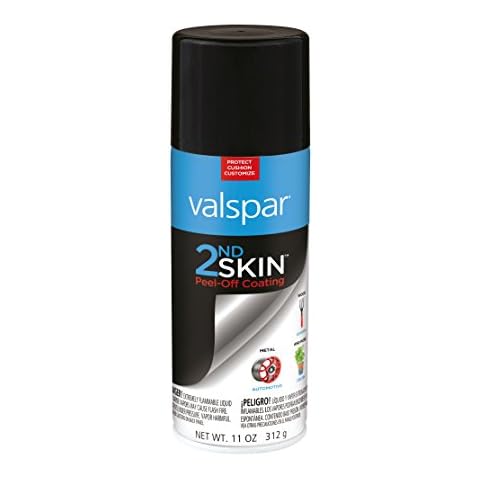 Valspar 17200 2nd Skin Black Peel-Off Rubber Coating - 11 oz. Cover