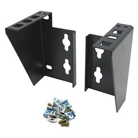 CNAweb 1U 19-Inch Steel Wall or Relay Rack Mountable Simple Vertical Rack and Server Rack Cover