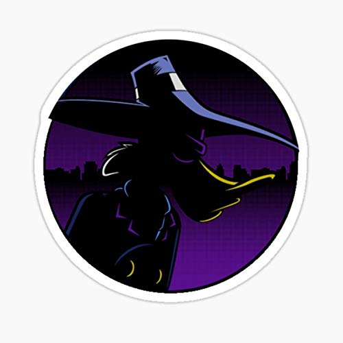Darkwing Duck - Flap in The Night Sticker - Sticker Graphic - Auto, Wall, Laptop, Cell, Truck Sticker for Windows, Cars, Trucks