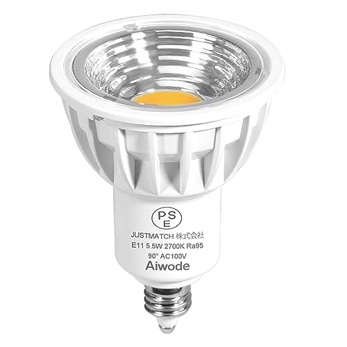 Aiwode E11 LEDX|bgCg LEDd E11 5.5W(60W`)dF2700K CRI95 邳550lm sLp90°≏ޗ{LEDd (zCg1Zbg)