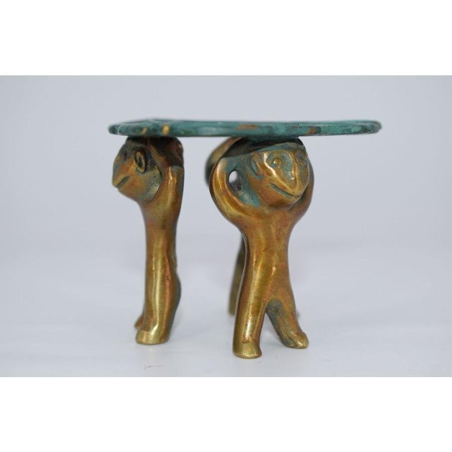 Amazon.co.jp: 茶道具 唐銅 河童 蓋置 金谷 宗林 作 茶道 t 46313662