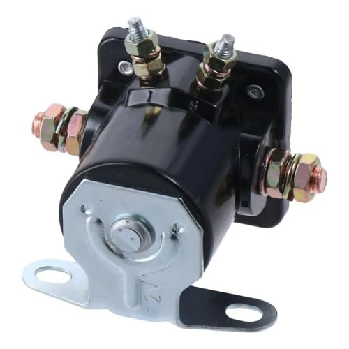 Relais solénoïde de démarreur avec tige métallique 12V 4 bornes pour Johnson