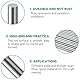 35 Stück Federstahldraht Edelstahl Draht 1,6mm Federstahl Gerade Draht 400mm Edelstahl-Federdraht Vollhartdraht Metallstab Hartdraht für DIY Handarbeiten Metallstäbe zum Basteln (1,6mm x 400mm)