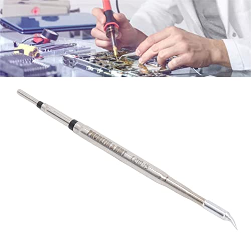 Image of Soldering Iron Tip, High Performance Replacement Curved Tip C210 T26D for JBC210 with Multi Layer Plating for Electronics Repair and Pyrography