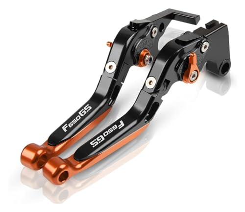 Motorrad Bremshebelgriff Für B&MW F650GS F650 GS 2008–2012, Motorrad-Aluminium-Kupplungsbremshebel, Ausziehbare, Verstellbare, Faltbare Hebel(2)