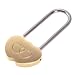 3.5" Solid Brass Love Lock Wish Lock Double Heart Padlock Everlasting Love for lovers Wedding