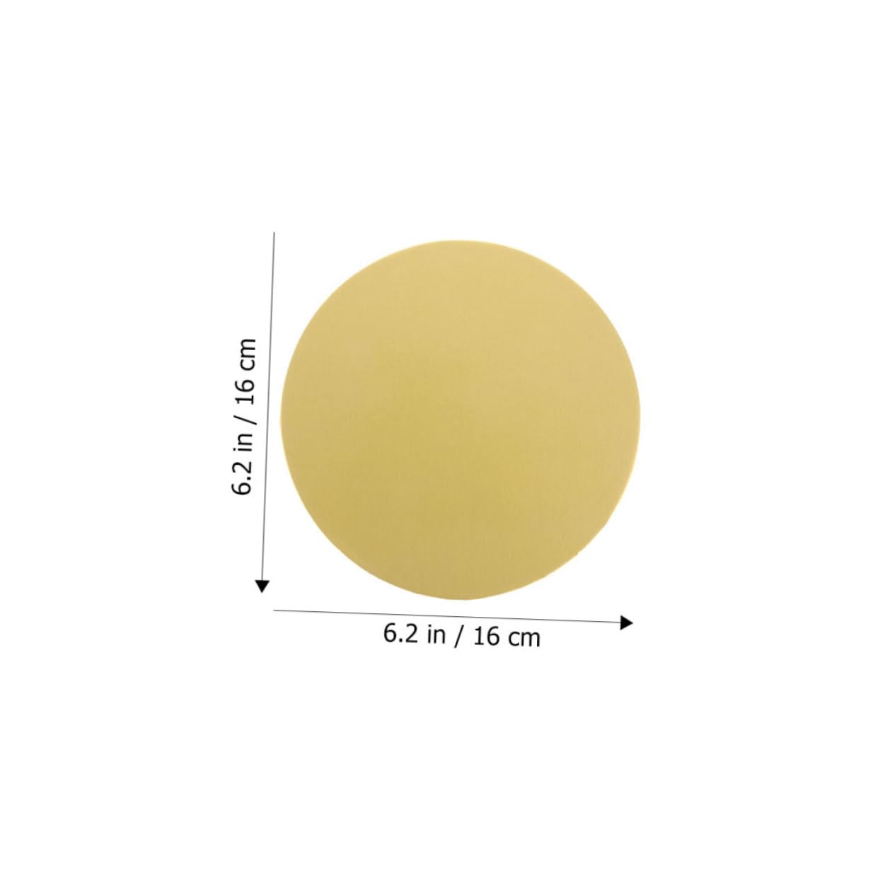 Alipis 30 Pcs Gold Card Mousse Pad Round Cake Drum Cake Round Base Boards Reusable Elegant Design Non-slip for Baking