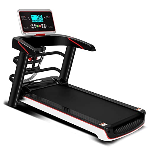Image of Treadmill Multifunctional Home Fitness Folding Treadmill Treadmill Indoor Sports Equipment (Black)