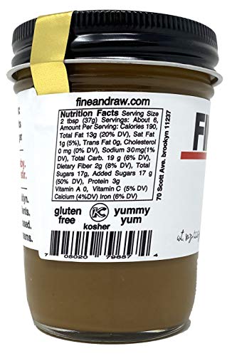 Fine & Raw Organic Hazelnut Butter Spread 8 Ounce – Clean Ingredients, Vegan, And Organic Hazelnut Spread (Sweet Hazelnut) #TOP2