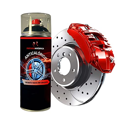 Pintura en Spray Anticalórica - Alta temperatura Mirobriga Color Rojo, Spray 400ml.… Cover