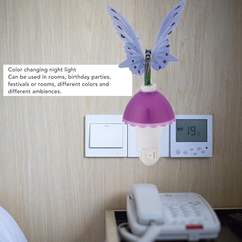 Lámpara de noche Hyuduo LED colorida con sensor atardecer-alba miniatura 6
