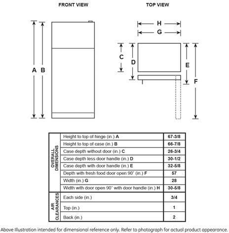 GE Gte18dtnrww 28" Energy Star Qualified Top Freezer Refrigerator With 17.52 Cu. Ft. Capacity, LED Lighting, Adjustable Wire Shelves And Upfront Temperature Controls In White on Fridge.com - View 6