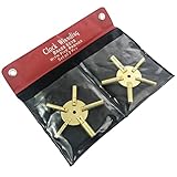 Jewellers Tools Pouch Clock Winding Keys Brass Spider Star Pair: ODD and Even 2-11