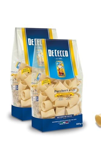 De Cecco Paccheri n.125 - Pastas (3 unidades, 500 g)