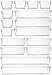 Price comparison product image Grace Store 16 Pcs Clear Plastic Drawer Organiser Trays Desk Versatile Kitchen Drawer Organiser Bins Tray for Makeup Bedroom Office