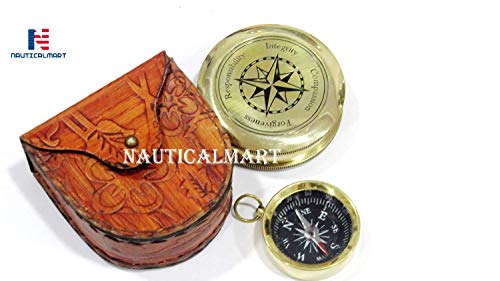Brújula de Latón con Combo de Mini Brújula de Bolsillo - Regalo miniatura 4