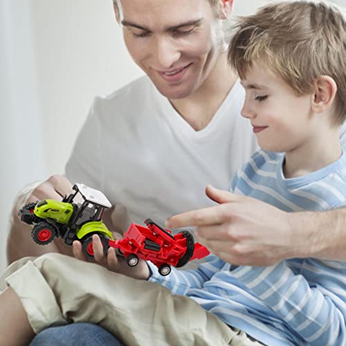 image for Generic Mini Pull Back Cars,Realistic Tractor for Kids | Push and Go C