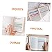Uonlytech Sticky Page Markers Set 6 Cards of Removable Half- Tabs for Organizing Books for Teachers and Students Office Supplies