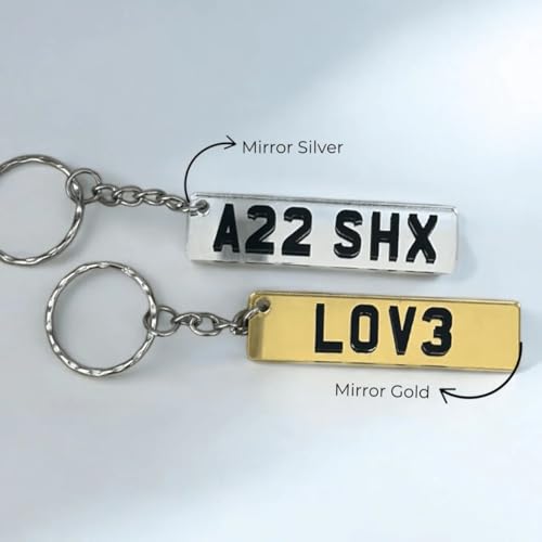 Personalised 4D Number Plate Keyring – Custom Car Registration Plate Keychain | Unique Car Gift for Him or Her | Stylish Car Accessories | Add Your Reg Number & Colours - Image 5