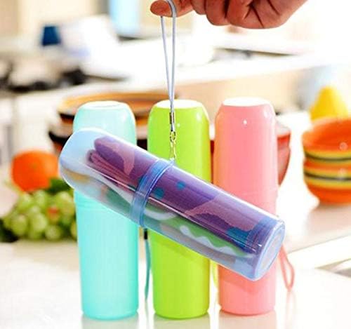 Portable Utility Outdoor Travel Toothbrush Storage Box Holder Tooth Mug Toothpaste Towel Cup Organizer Bath Accessories SN1693