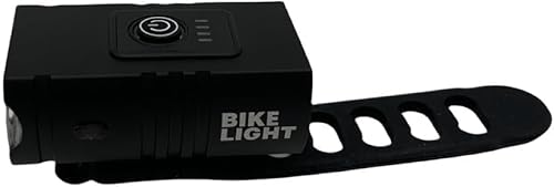 Miniatura 8 de Juego de luces recargables ultra brillantes para bicicleta faro delantero y luz trasera de 1000 lúmenes, 6 modos de luz, IPX5 impermeable, batería