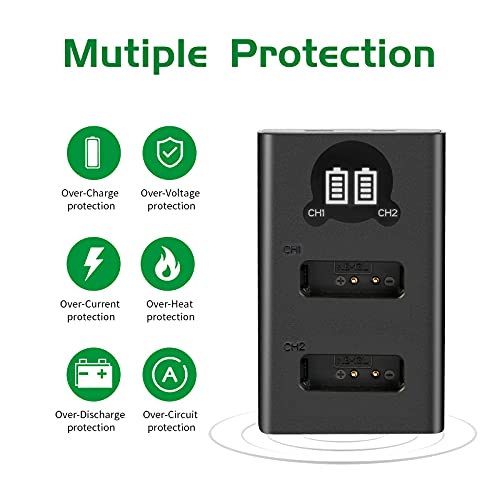 Batería 2X Shentec 1600mAh NB-13L para Canon PowerShot - Fernando Cortés