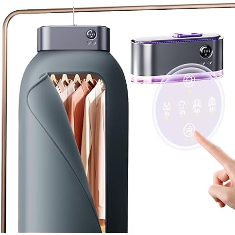 Mishcdea Portable Clothes Dryer Mini Clothes Dryer Save Space Folding Compact Dryer Machine With Dry Bag For Laundry Electric Portable Dryer For Camping ，Business Trip， Travel ，Home And Apartment Cover