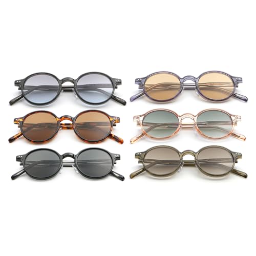 Round Sunglasses for Women Men Fashion Sunglasses CP Frame Acetate Temple UV400 Glasses4