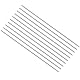 sourcing map 10Stk. Rund Stahlstange 1.2mm HSS Drehmaschine Stangenmaterial Werkzeug 100mm Lang für Wellen Zahnrad Bohrmaschine Drehende Miniaturachse Zylinderstift DIY Bastelwerkzeug